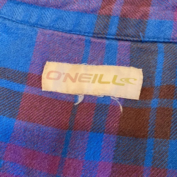 O’Neill women’s medium long sleeve no tag plaid shirt button up outdoors - Picture 6 of 6